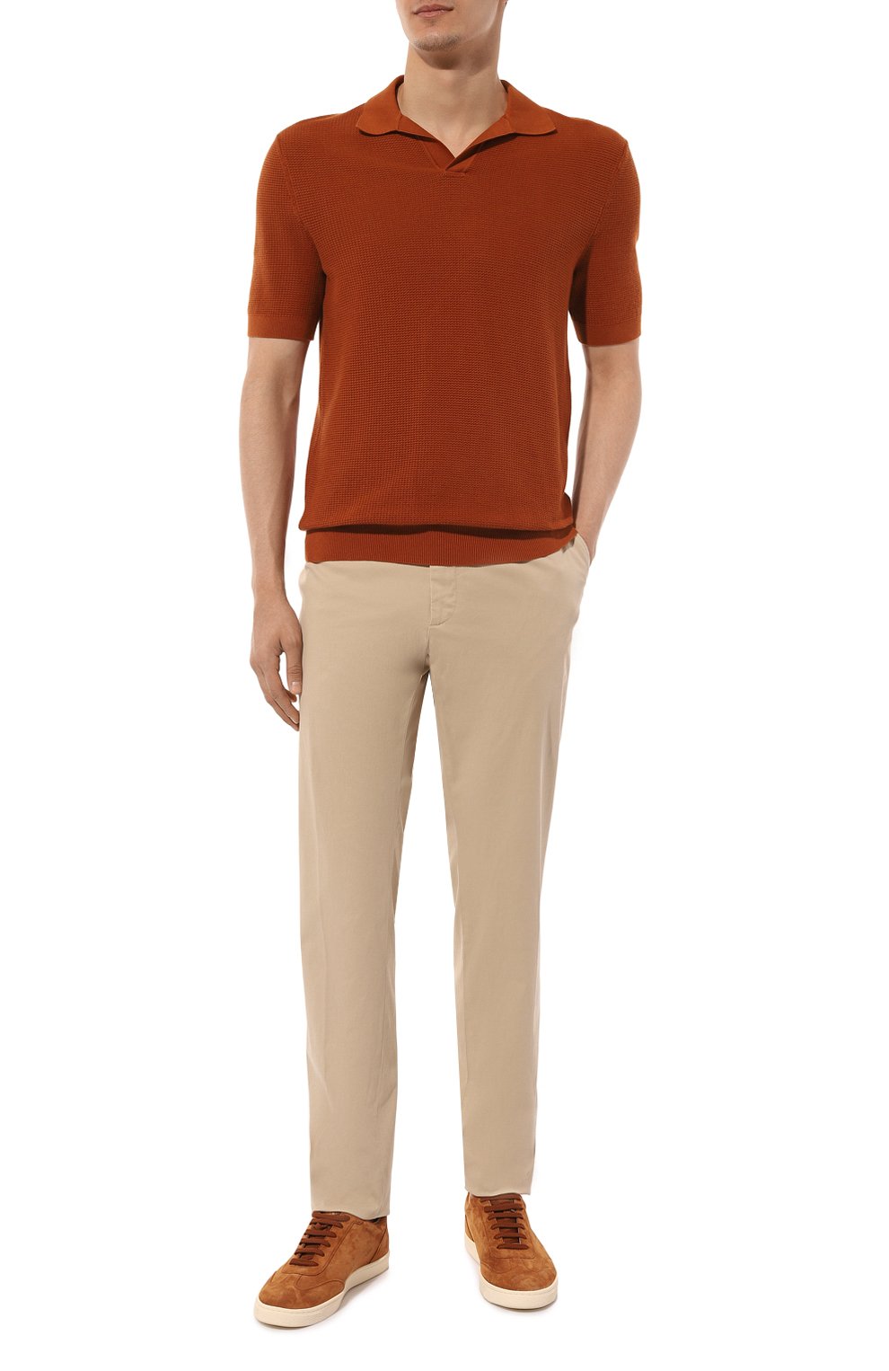 Хлопковое поло ZEGNA, арт. UDC95A7/C32, фото 2