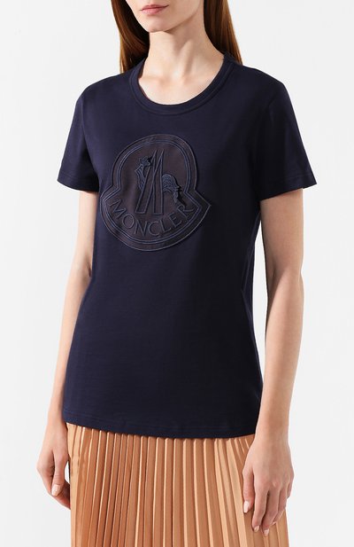 Хлопковая футболка MONCLER, арт. E2-093-80918-00-V8059, фото 3