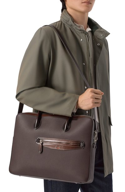 Мужская портфель SANTONI, арт. UIBGA2868BS-ACSU