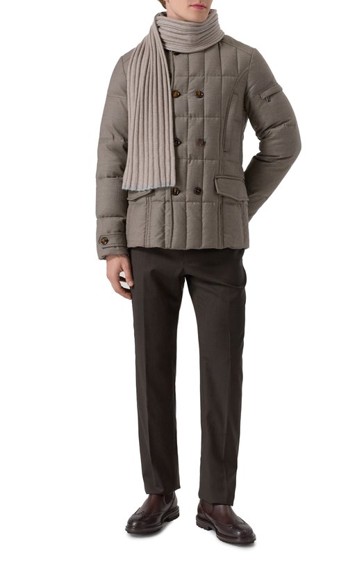 Куртка Siro-L из шерсти и кашемира Moorer SIR0/L Коричневый  SIR0/L Фото 2