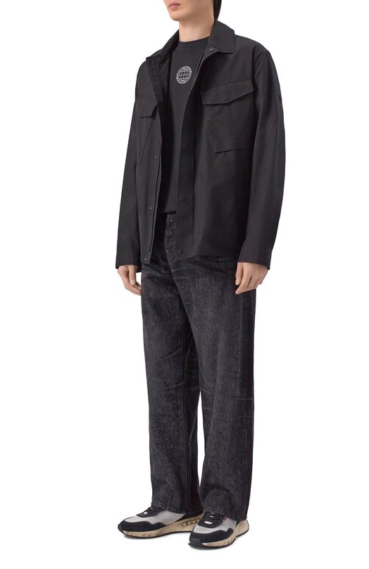 Хлопковая футболка Dirk Bikkembergs BMT1566 Чёрный  BMT1566 Фото 2