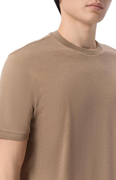 Футболка из шелка и хлопка PAUL&SHARK, арт. 25411008_001, фото 5