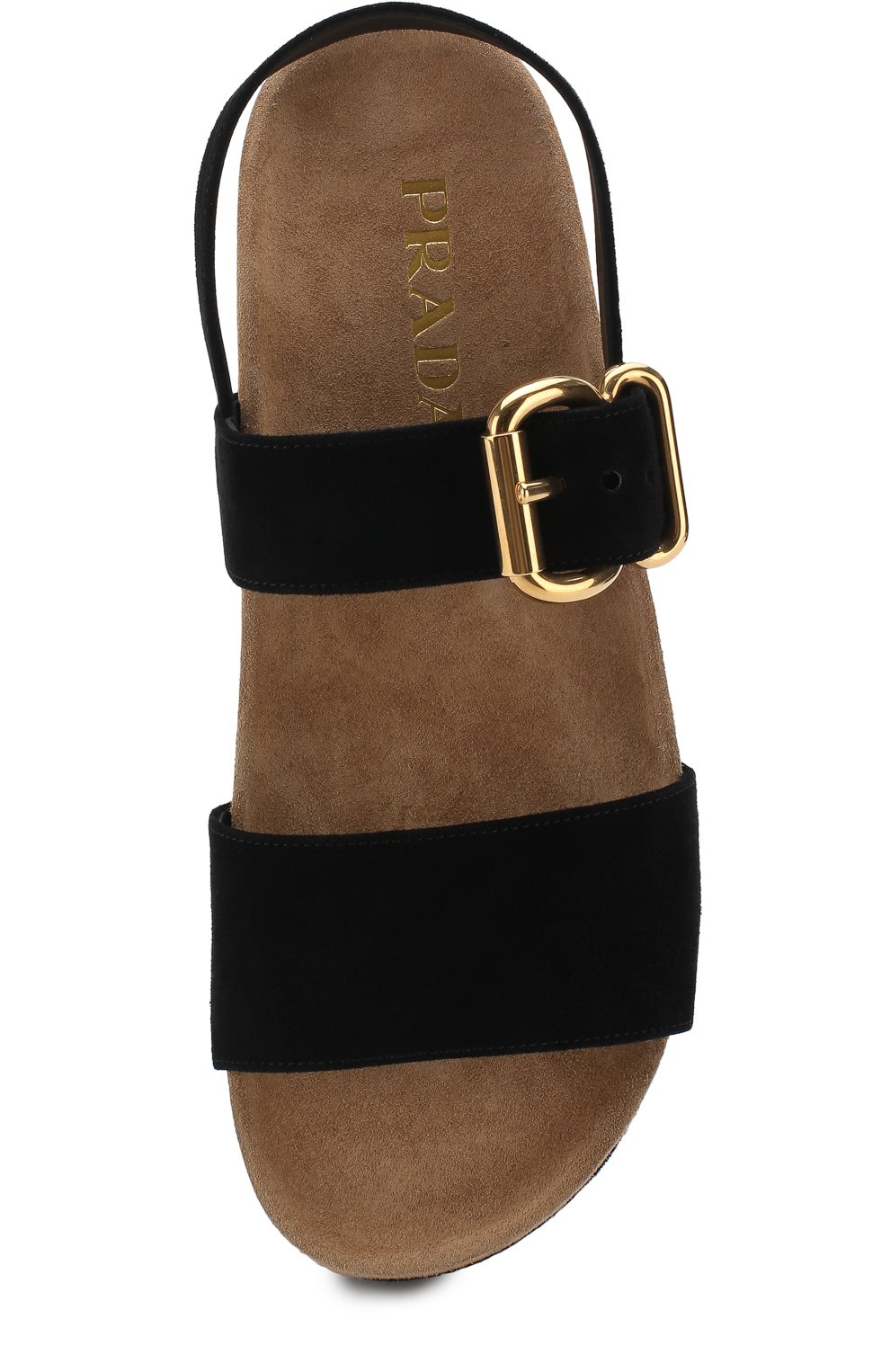 Замшевые босоножки на платформе PRADA, арт. 1XZ658-XVD-F0002-40, фото 5