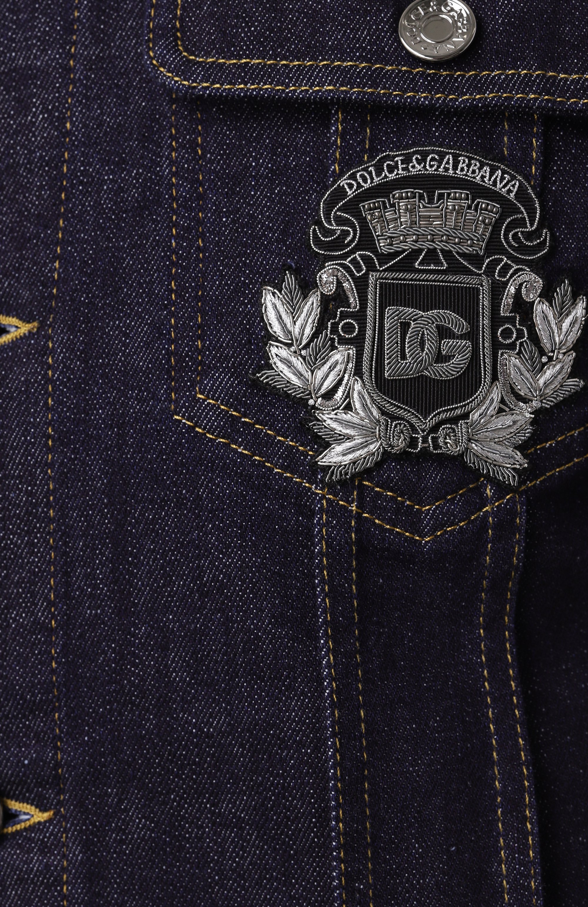 Джинсовая куртка DOLCE & GABBANA, арт. G9VZ8Z/G8ME9, фото 6