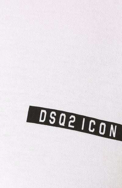 Хлопковая футболка DSQUARED2, арт. S80GC0002/S23009, фото 5