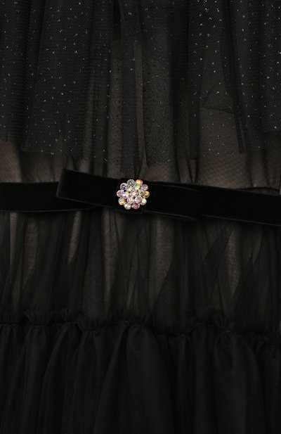 Платье DESIGNERS CAT черного цвета по цене 56350 руб., арт. 100000K01001481/10A-12A, фото 3 Платье DESIGNERS CAT, арт. 100000K01001481/10A-12A, фото 3