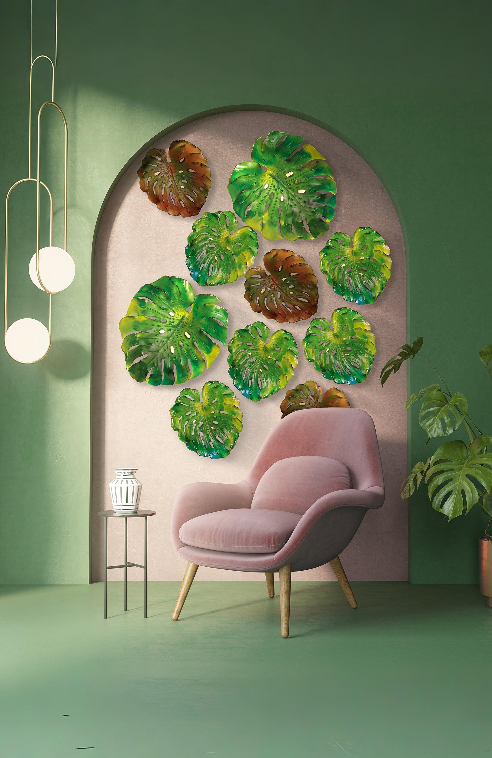 Бра monstera DAUM зеленого цвета по цене 3495000 руб., арт. 05319, фото 3 Бра monstera DAUM, арт. 05319, фото 3