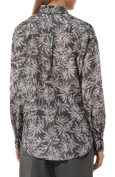 Шелковая рубашка BRUNELLO CUCINELLI, арт. MP913RE116, фото 4