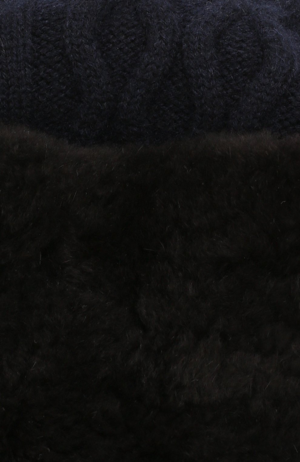 Шерстяная шапка-ушанка с меховой подкладкой ANDREA CAMPAGNA, арт. WU92-A415CTSUM, фото 5