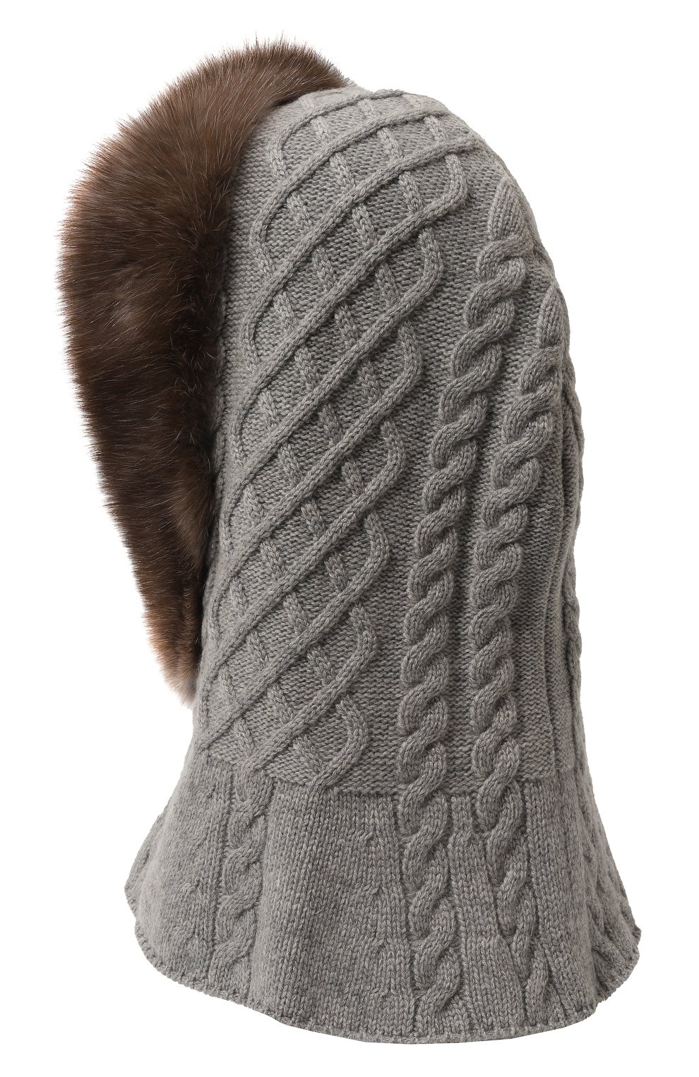 Капюшон с отделкой из меха соболя VICTORIA KUSENKOVA, арт. 199103481541, фото 3