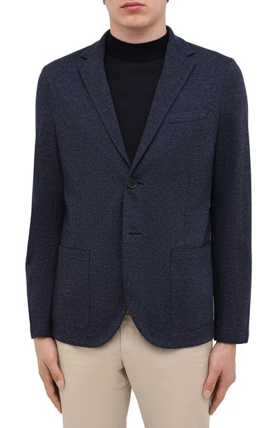 Пиджак из шерсти и хлопка HARRIS WHARF LONDON, арт. C8P22MPG, фото 3