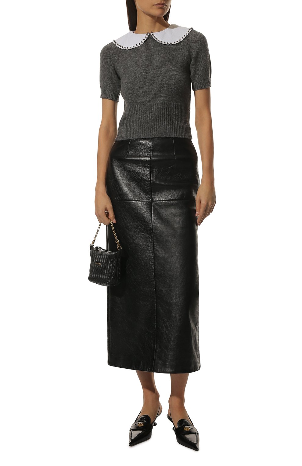 Кашемировый пуловер MIU MIU, арт. MML536-1Z9L-F0480, фото 2