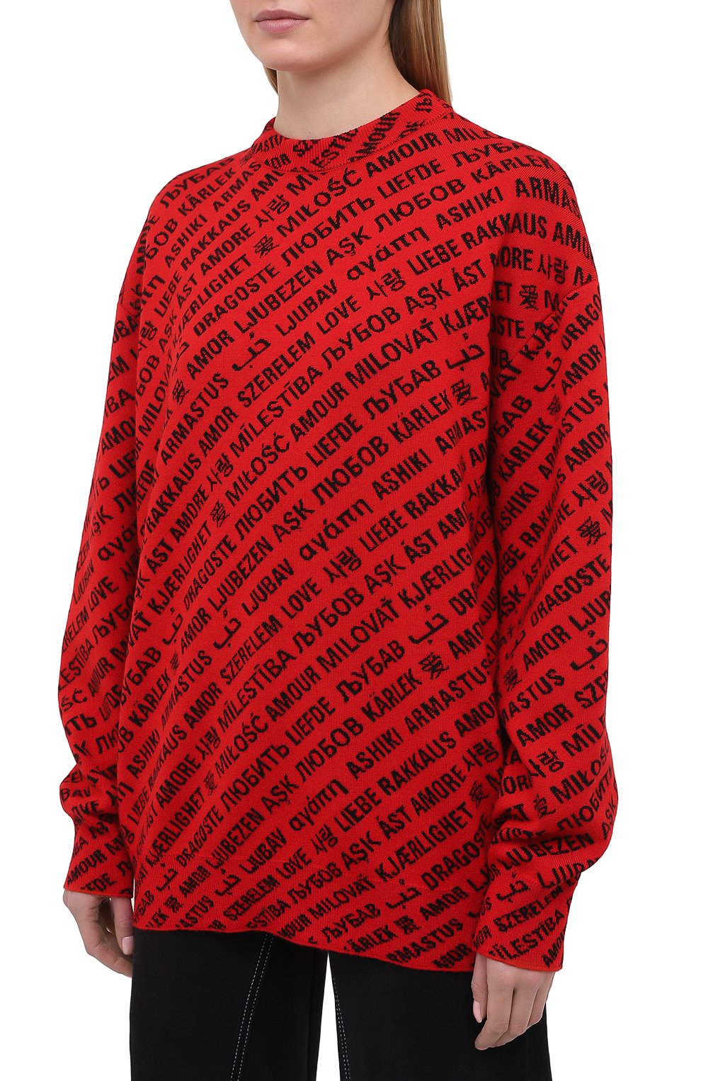 Свитер из шерсти и хлопка BALENCIAGA, арт. 648321/T1596, фото 3