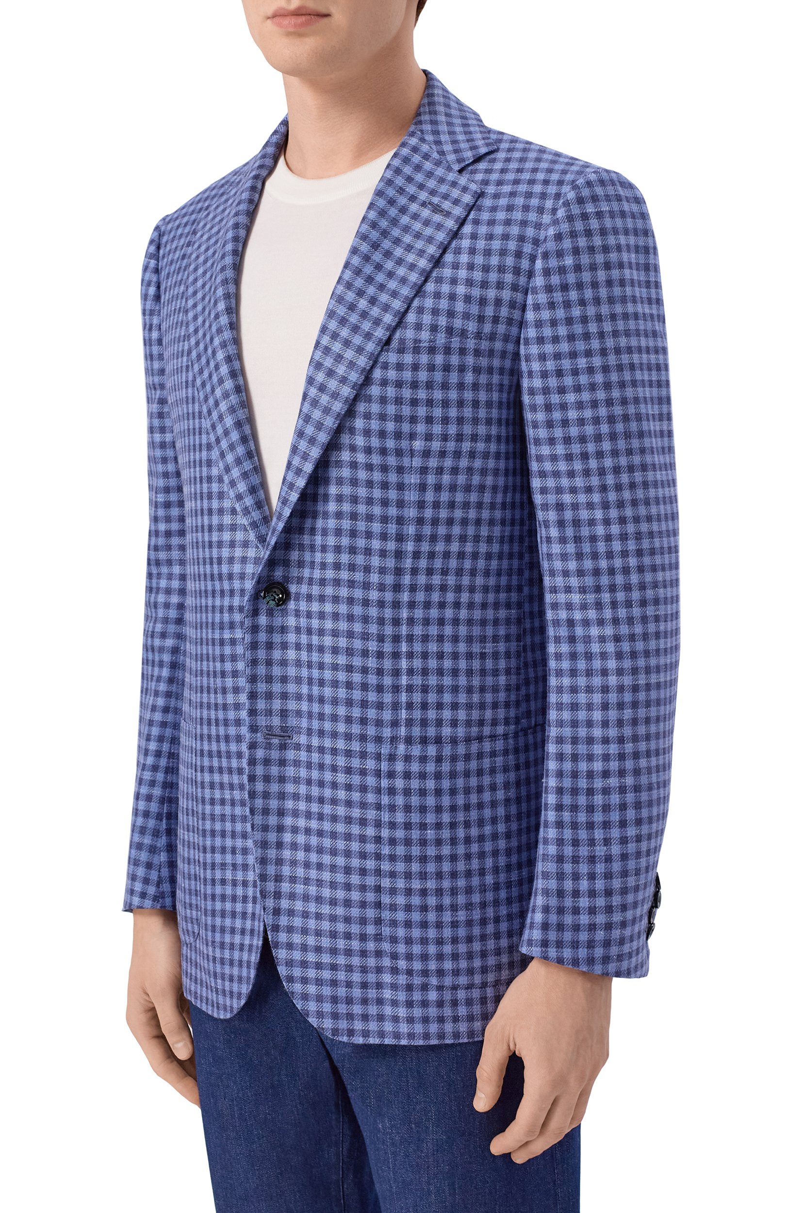 Пиджак из кашемира и шелка KITON, арт. UG81K0639G, фото 4