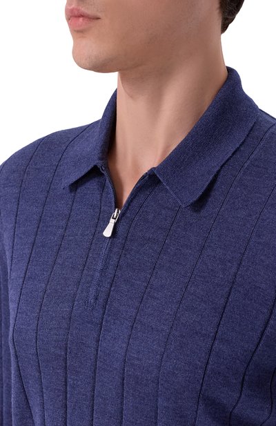 Поло из шерсти и шелка GRAN SASSO, арт. 57137/13118, фото 5