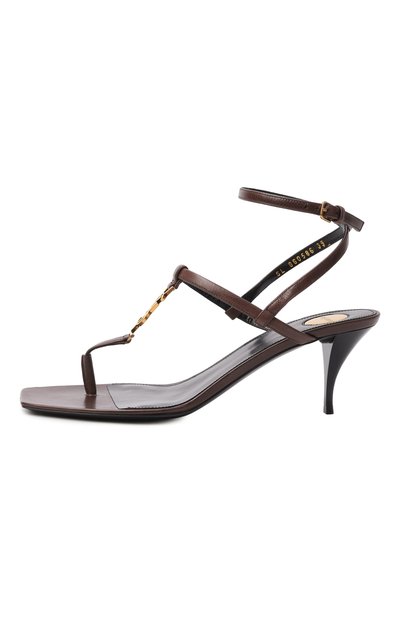 Кожаные босоножки cassandra 60 SAINT LAURENT, арт. 860586/25VAB, фото 4