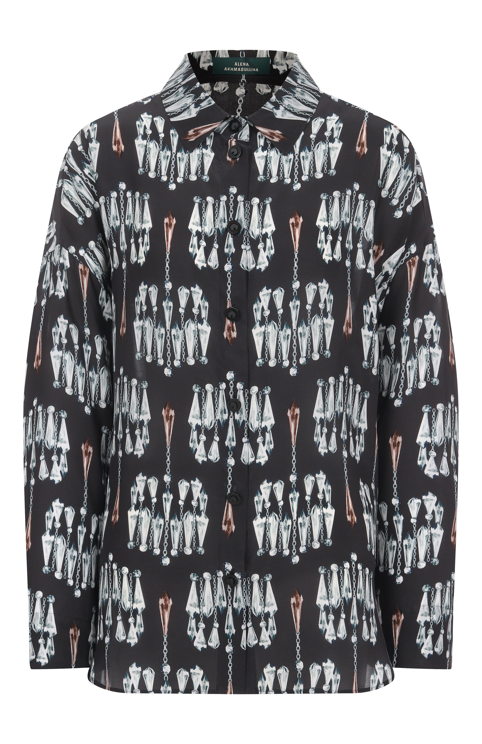 Шелковая рубашка AKHMADULLINA, арт. 1226.2BL602/S713.3, фото 1
