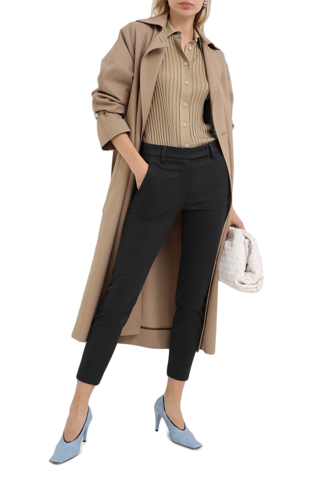 Хлопковые брюки BRUNELLO CUCINELLI, арт. MP126P7258, фото 2