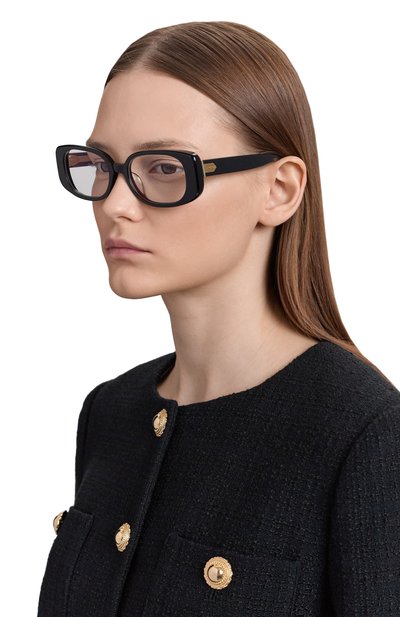 Оправа LUNETTERIE GENERALE черного цвета по цене 48950 руб., арт. MUSE BLACK GRE RX, фото 2 Оправа LUNETTERIE GENERALE, арт. MUSE BLACK GRE RX, фото 2