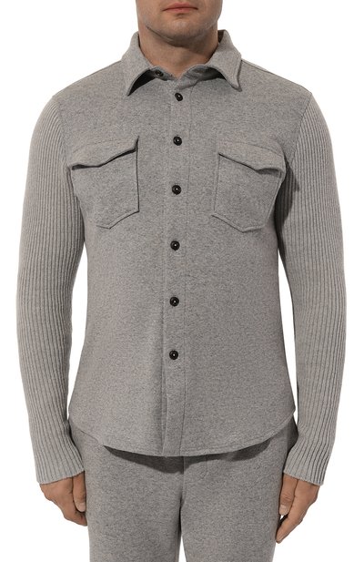 Кардиган из хлопка и шерсти CAPOBIANCO, арт. 17M505.TF00./58, фото 3