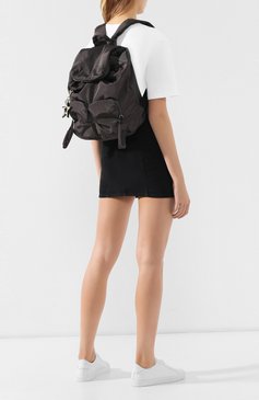 Женский рюкзак joy rider SEE BY CHLOÉ серого цвета, арт. CHS16SS840140 | Фото 2 (Размер: large; Материал: Текстиль; Статус проверки: Проверена категория; Стили: Кэжуэл)