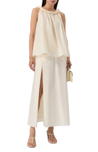 Юбка из хлопка и шелка LOULOU DE SAISON, арт. CARMEN, фото 2