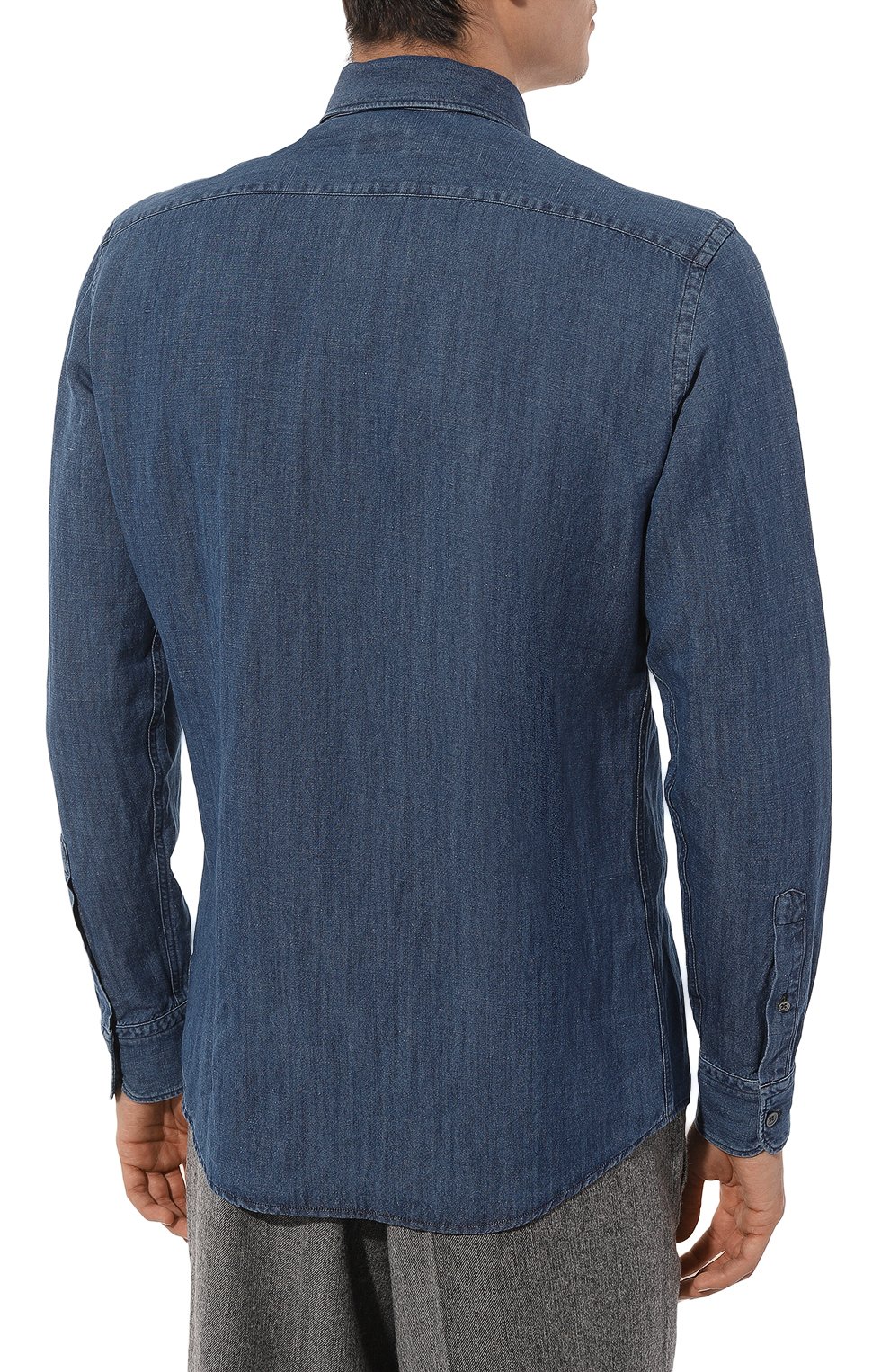 Джинсовая рубашка ZEGNA, арт. UDX12A7/SRF6, фото 4