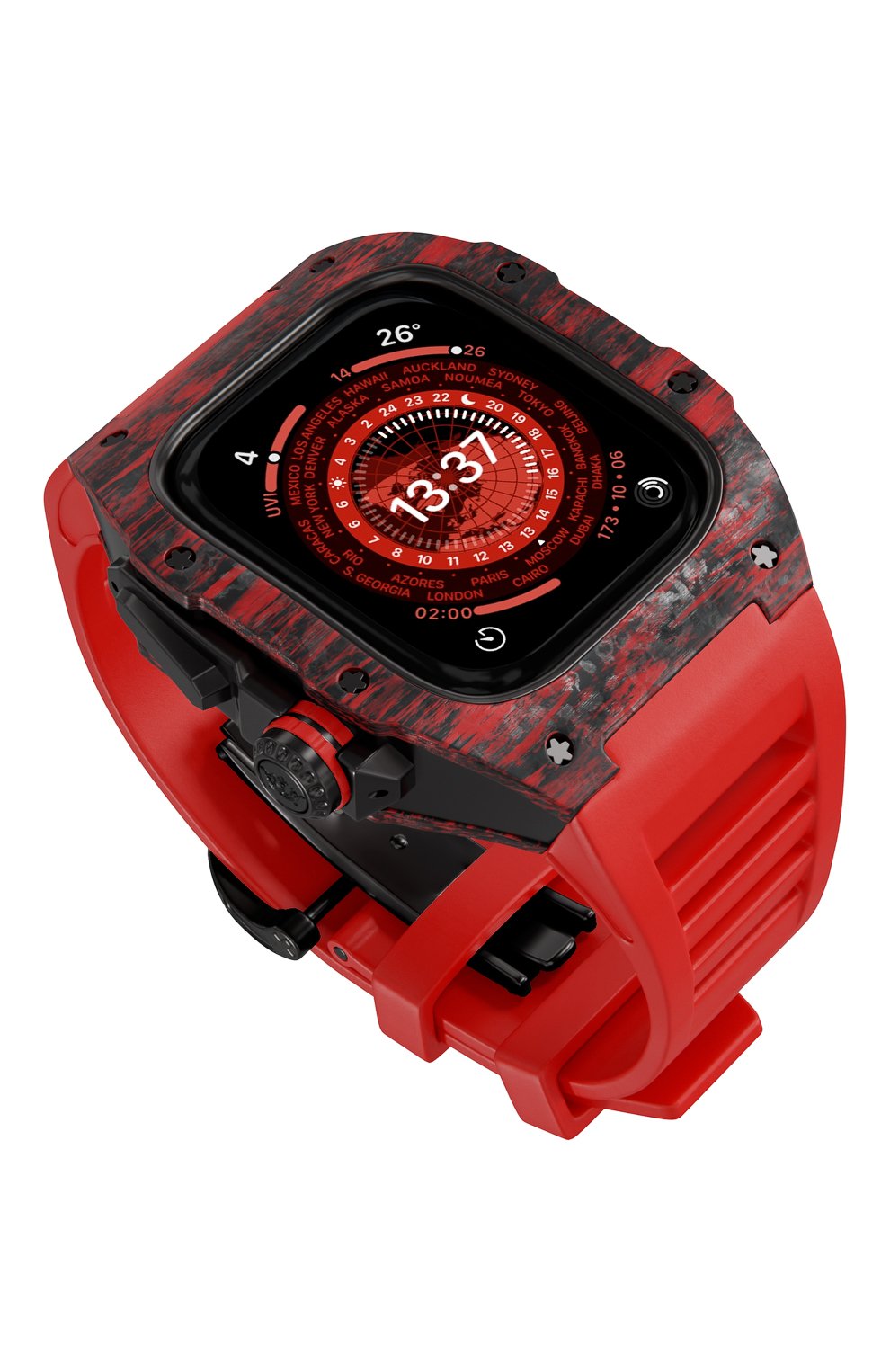 Смарт-часы apple watch 8 45mm extreme red CAVIAR, арт. 28264_45, фото 5