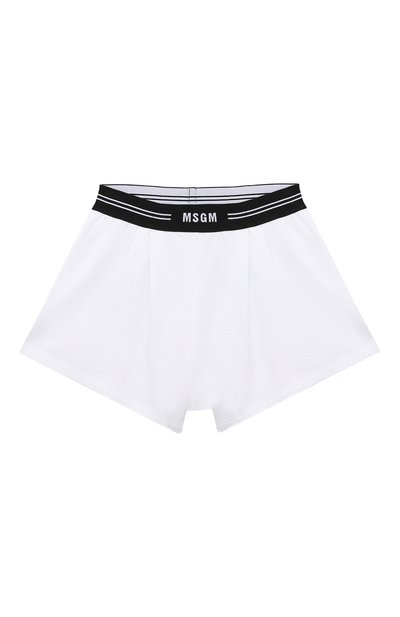 Хлопковые шорты MSGM KIDS, арт. MS029445, фото 1