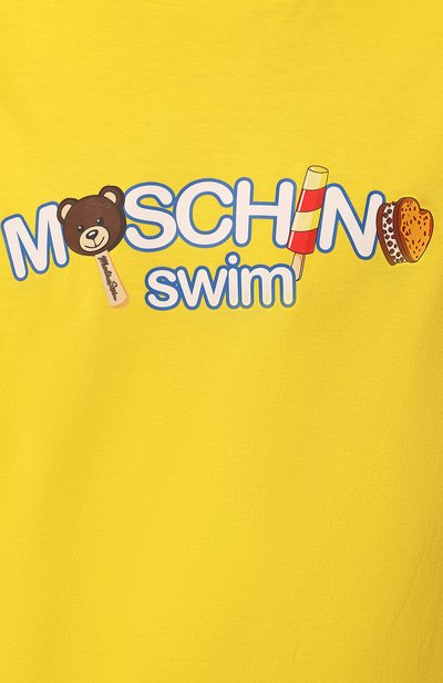Хлопковая футболка MOSCHINO, арт. A0713/9409, фото 5