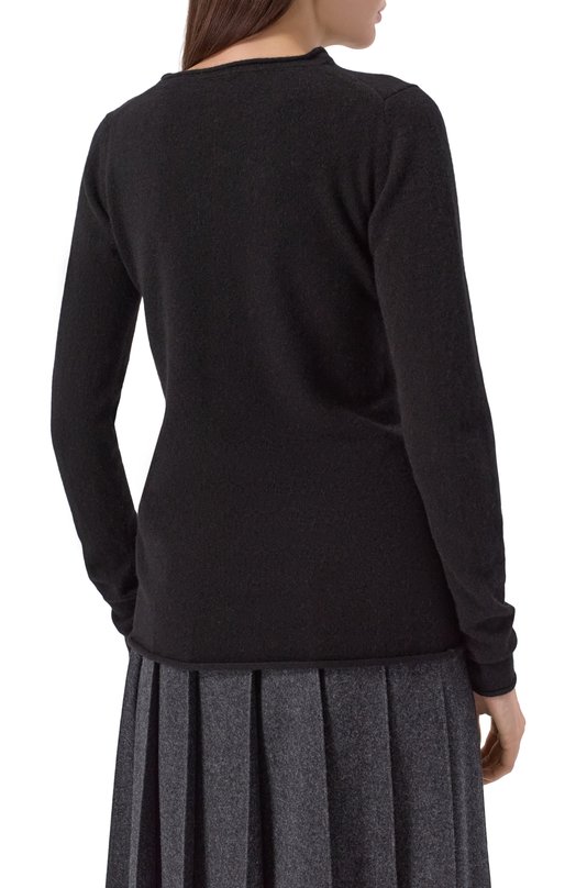 Кашемировый пуловер Gooroo KNSW002-1000-900-FW25/26 Чёрный  KNSW002-1000-900-FW25/26 Фото 4