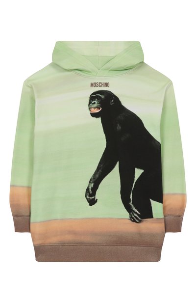 Хлопковое худи MOSCHINO, арт. HUF08Y/LCA52/10-14