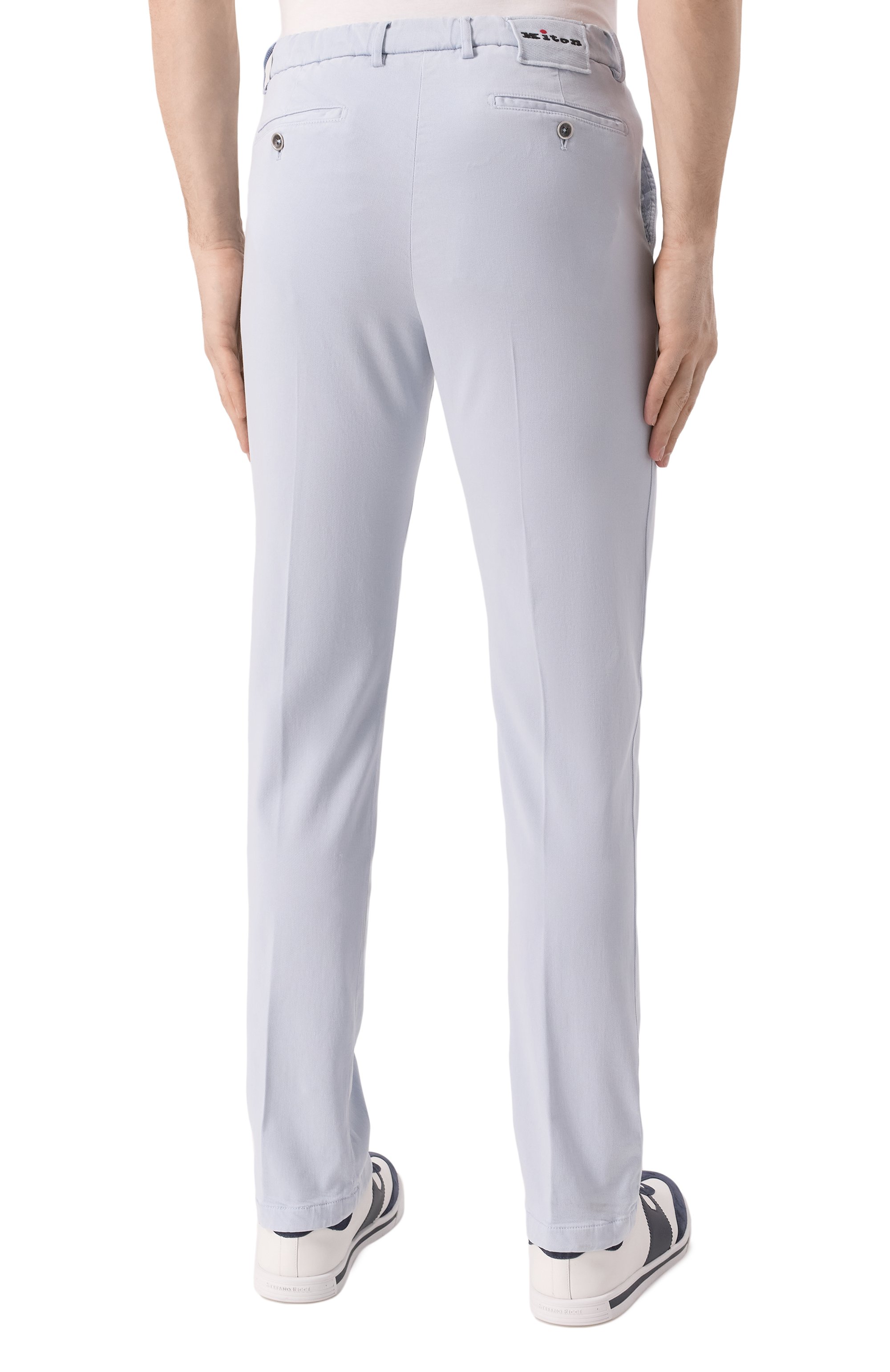 Брюки из лиоцелла KITON, арт. UFPPEK0606F16, фото 4