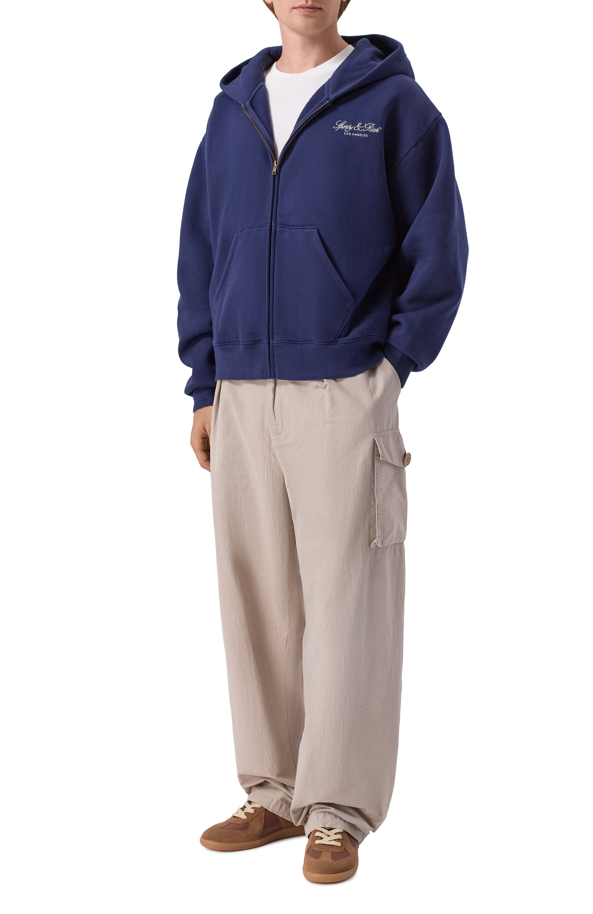 Хлопковая толстовка SPORTY AND RICH, арт. ST09476269BL106, фото 2