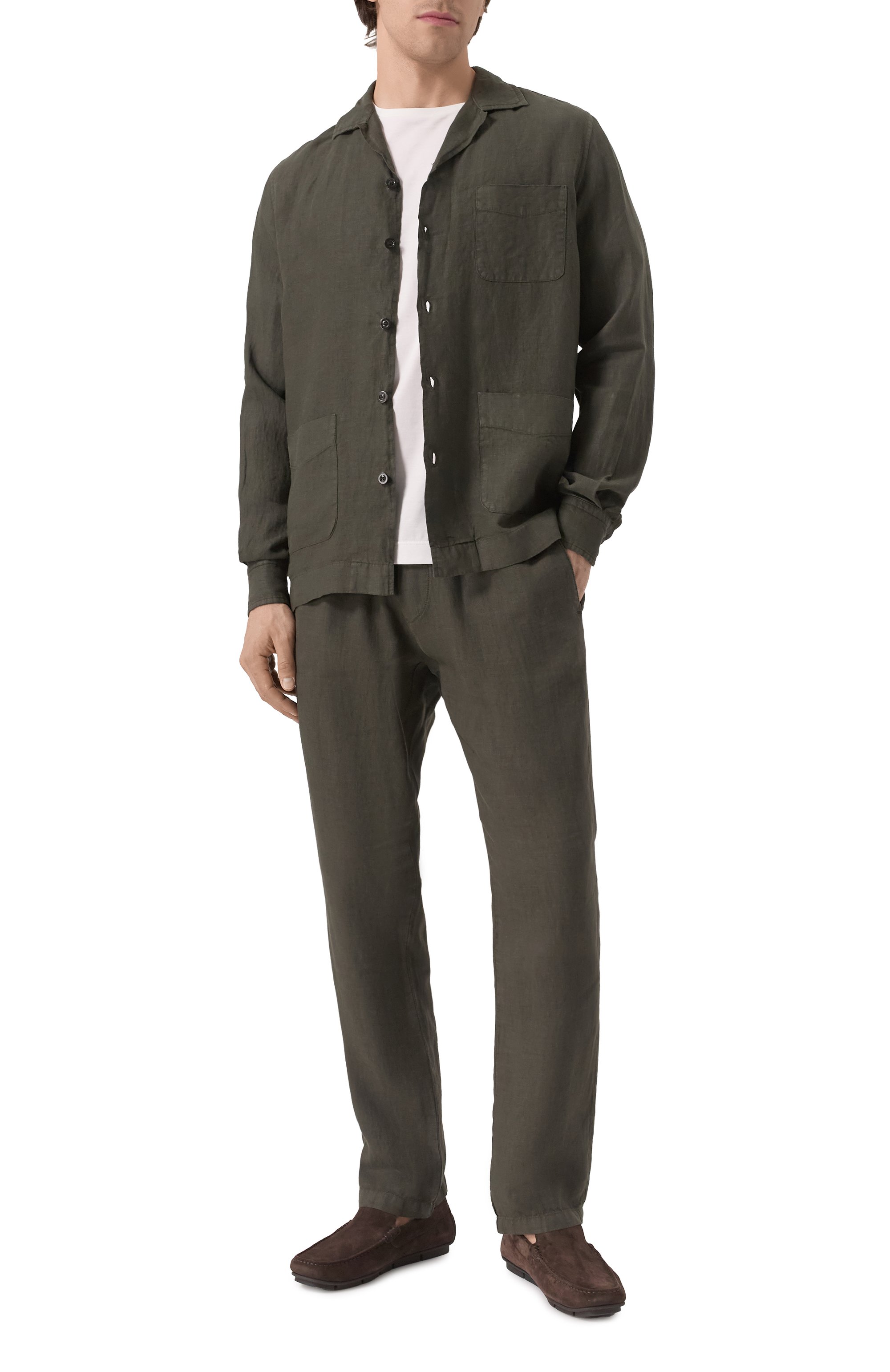 Льняная рубашка BOGLIOLI, арт. 60200Q/SB5752, фото 2