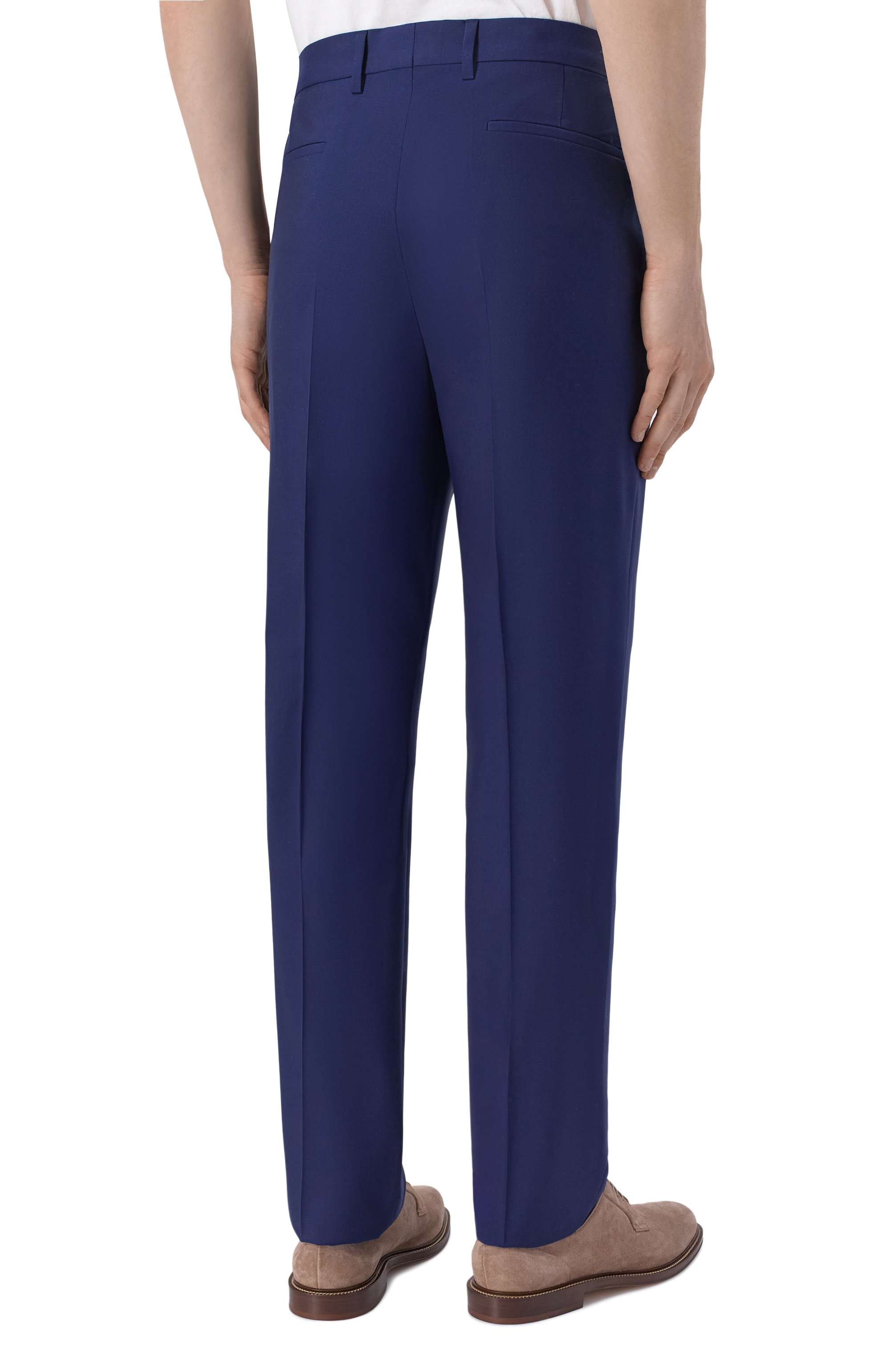 Шерстяные брюки BRUNELLO CUCINELLI, арт. M032PE1450, фото 4