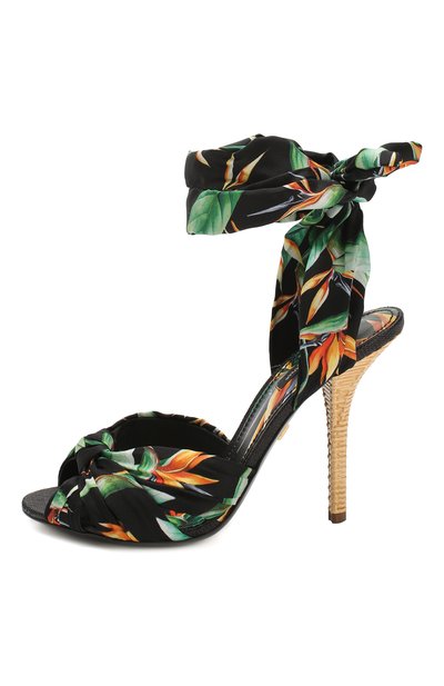 Текстильные босоножки DOLCE & GABBANA, арт. CR1015/AX871, фото 3