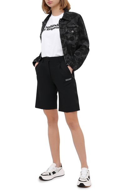 Хлопковая футболка OFF-WHITE белого цвета по цене 27450 руб., арт. 0WAA049F20JER0080110, фото 2 Хлопковая футболка OFF-WHITE, арт. 0WAA049F20JER0080110, фото 2