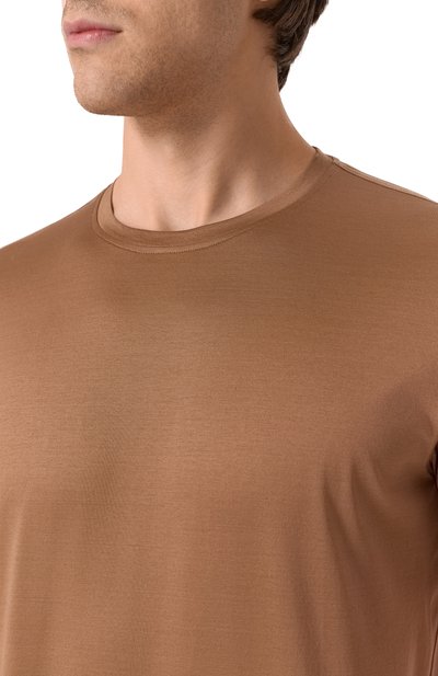 Хлопковая футболка CORNELIANI, арт. 25G500-2525000, фото 5