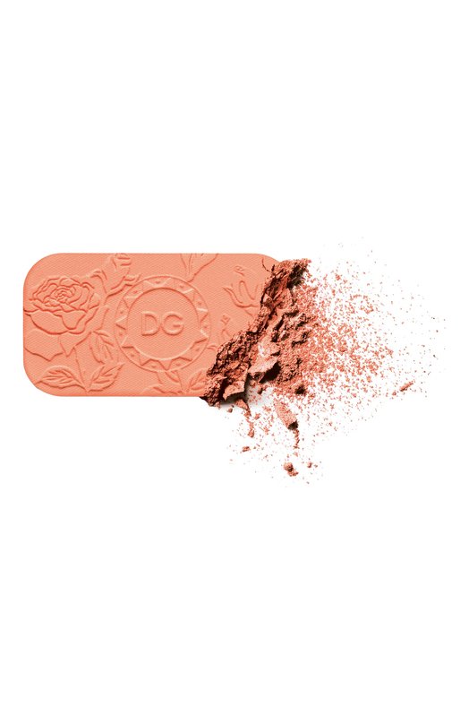 фото Румяна с эффектом сияния blush of roses, оттенок 500 apricot (5g) dolce & gabbana