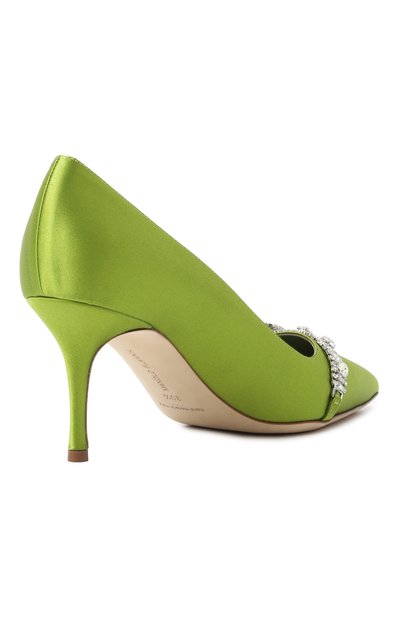 Текстильные туфли MANOLO BLAHNIK, арт. 424-1928/SAT, фото 5