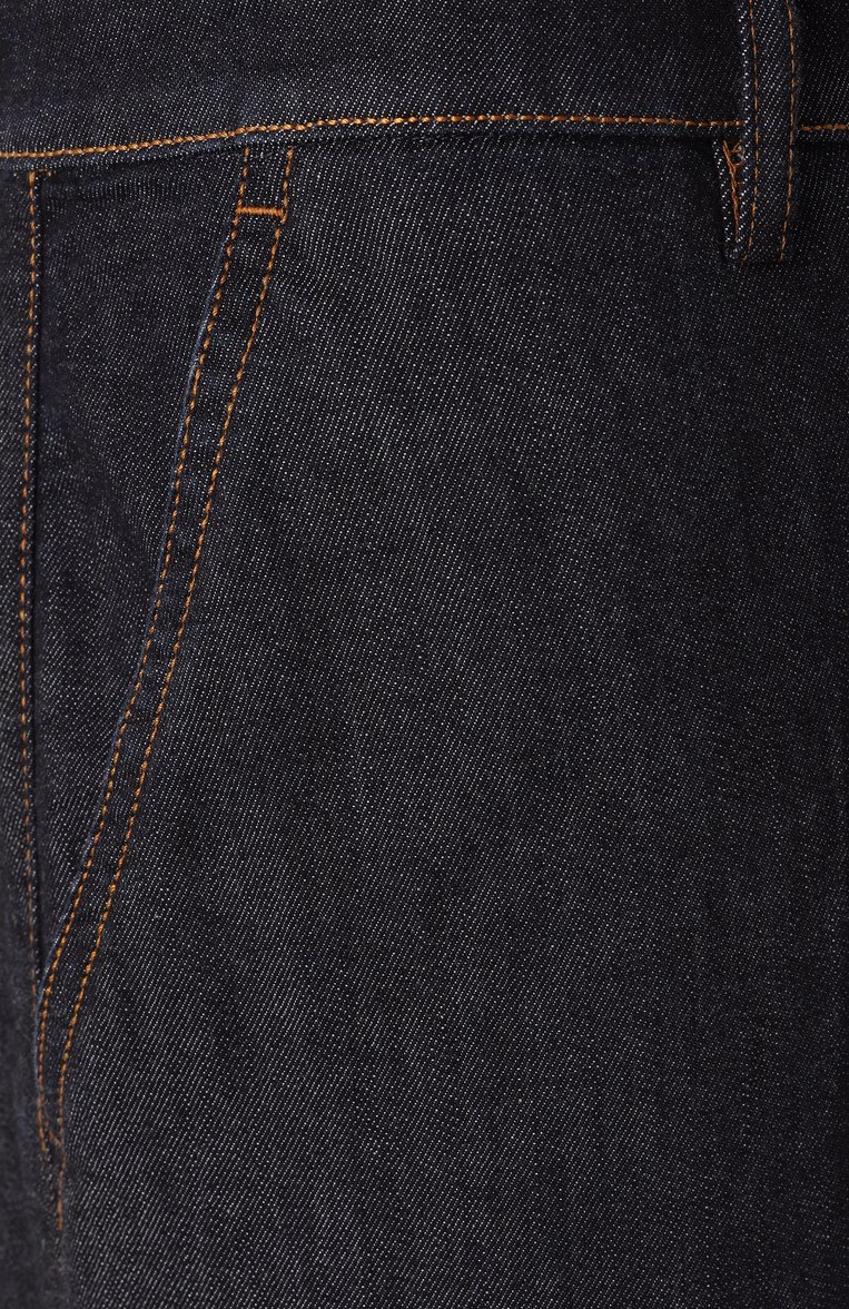 Мужские джинсы CANALI синего цвета, арт. 91675/PD00400 | Фото 6 (Драгоценные камни: Проставлено; Длина (брюки, джинсы): Стандартные; Материал сплава: Проставлено; Материал внешний: Деним, Хлопок; Кросс-КТ: Деним; Силуэт М (брюки): Прямые; Стили: Повседневный)
