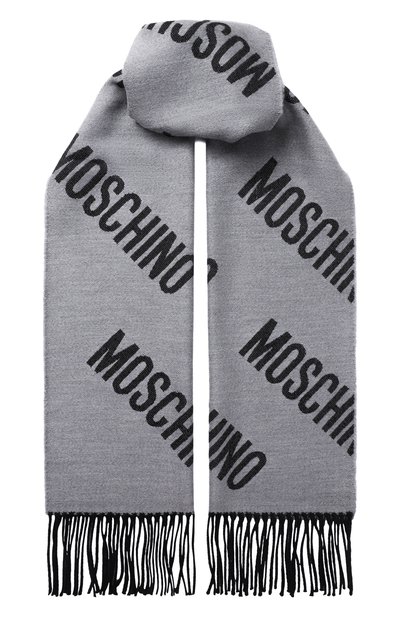 Мужской шерстяной шарф MOSCHINO, арт. 50234/M5873