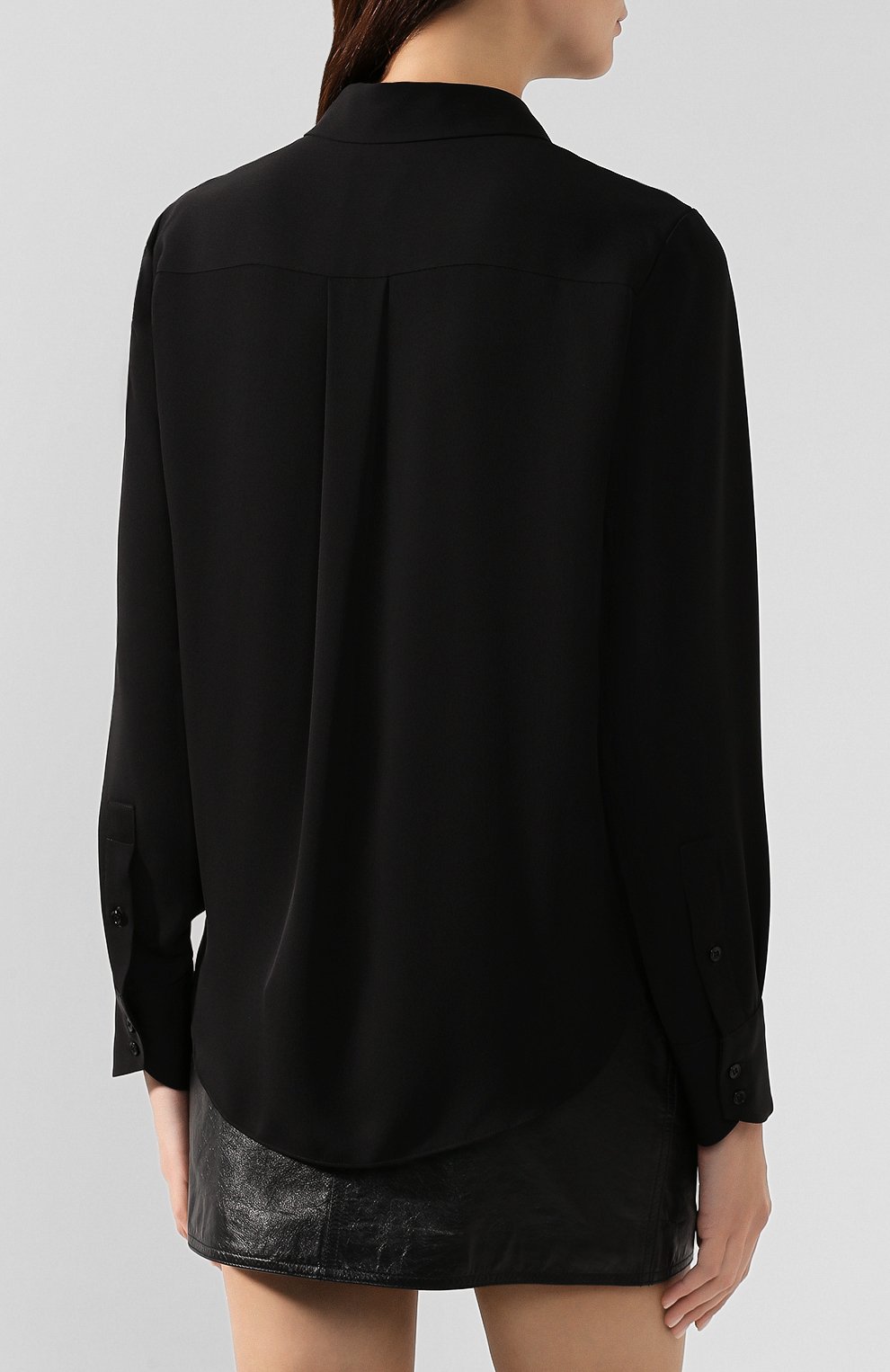 Шелковая рубашка TOM FORD черного цвета по цене 167000 руб., арт. CA3134-FAX040, фото 4 Шелковая рубашка TOM FORD, арт. CA3134-FAX040, фото 4