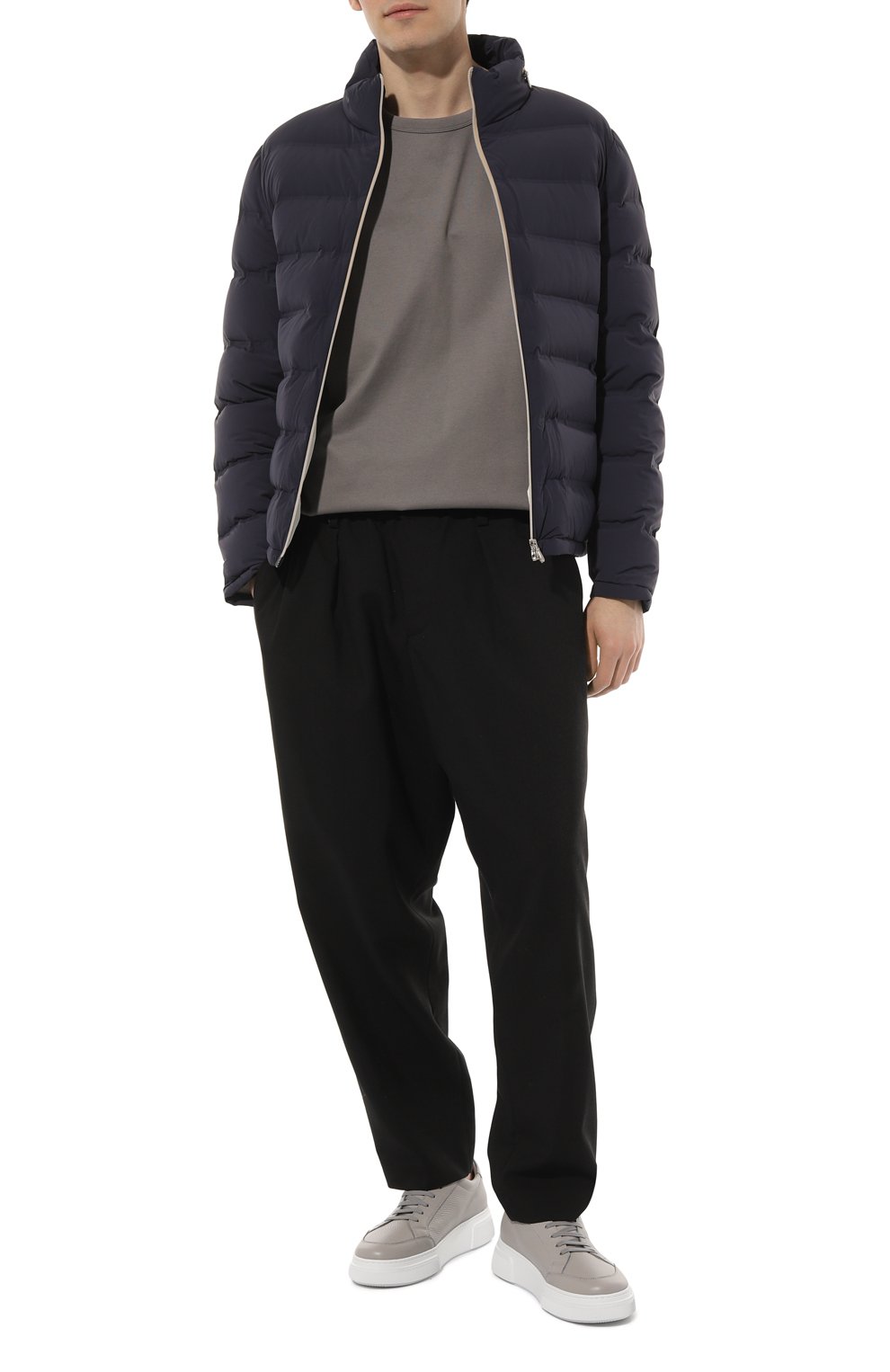 Кожаные кеды GIORGIO ARMANI, арт. X2X177/XN914, фото 2