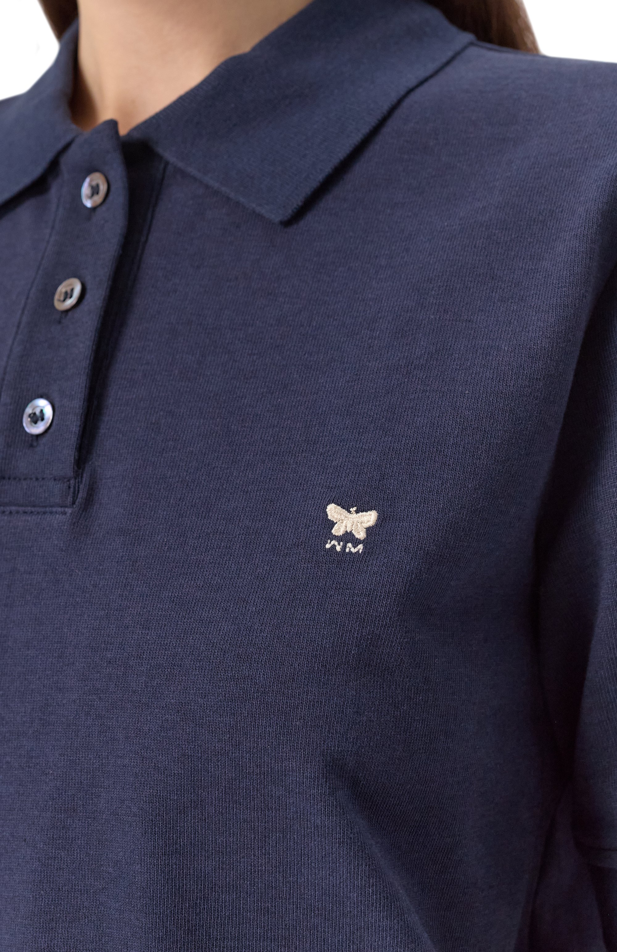 Поло из хлопка и вискозы WEEKEND MAX MARA, арт. SCENA, фото 5