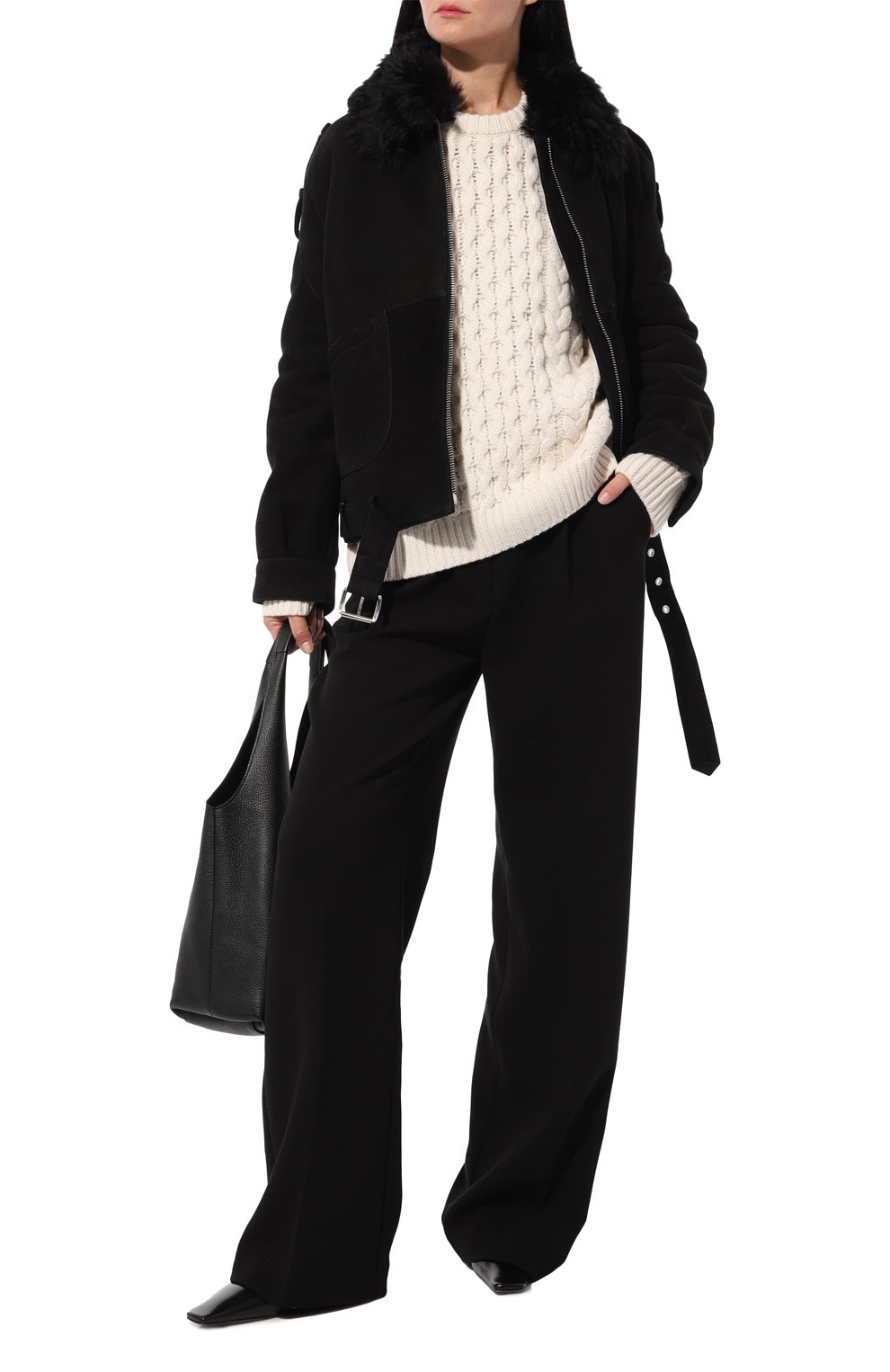 Дубленка MOLLY MOSS черного цвета по цене 148500 руб., арт. 0116, фото 2 Дубленка MOLLY MOSS, арт. 0116, фото 2