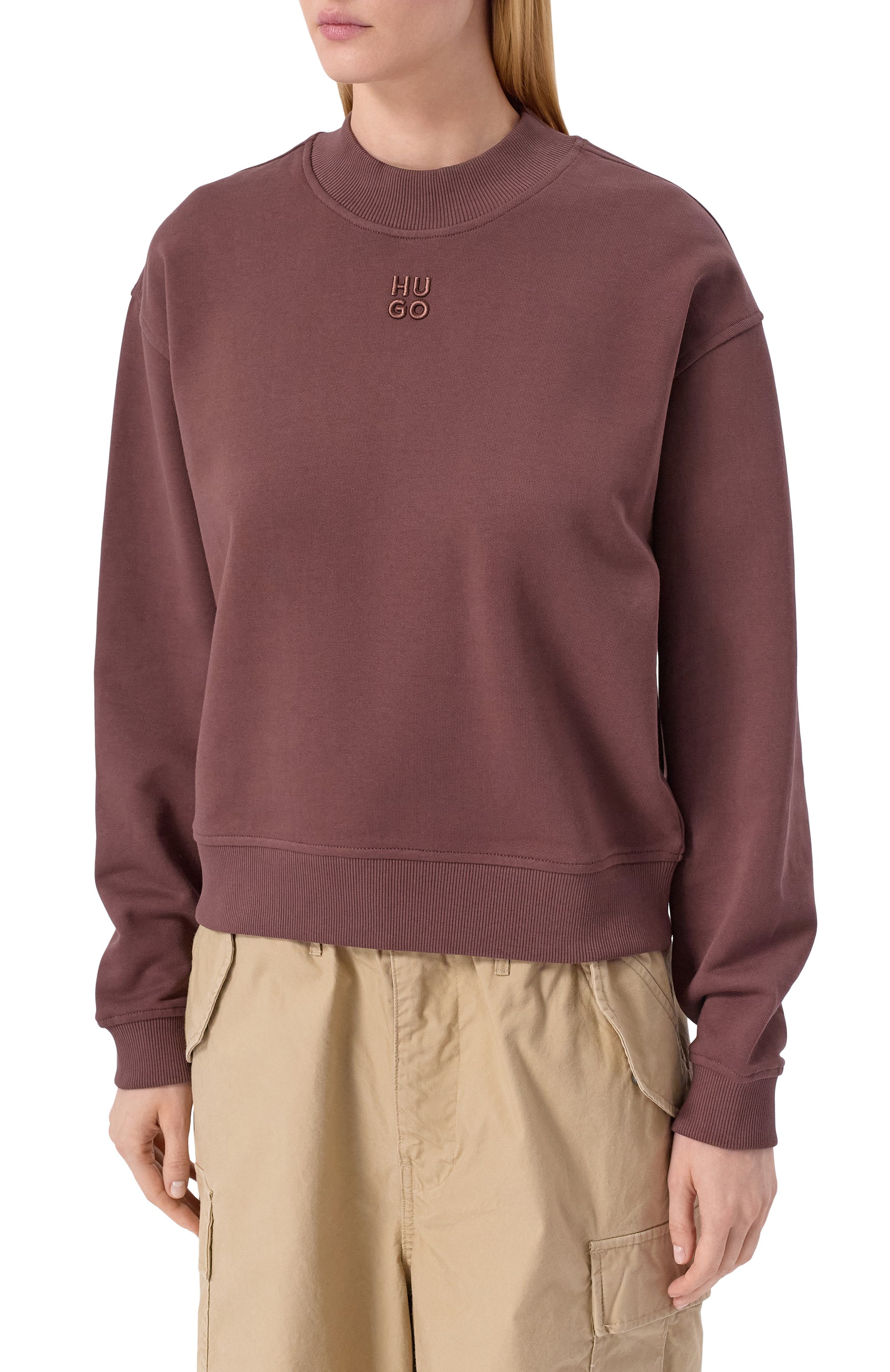 Хлопковый свитшот HUGO, арт. 50527463, фото 3