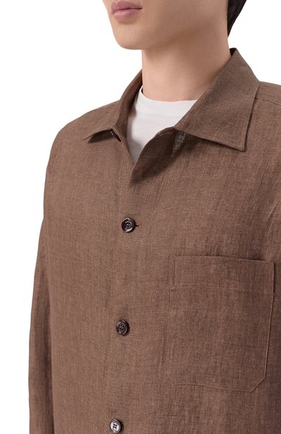 Льняная рубашка STEFANO RICCI, арт. SP008363/BN2930, фото 5