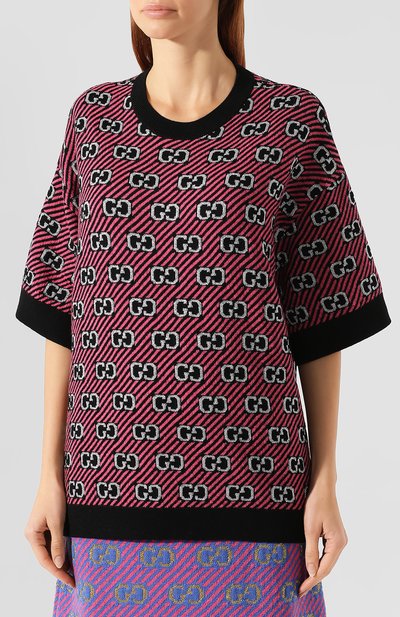 Шерстяной пуловер GUCCI, арт. 574223/XKASE, фото 3